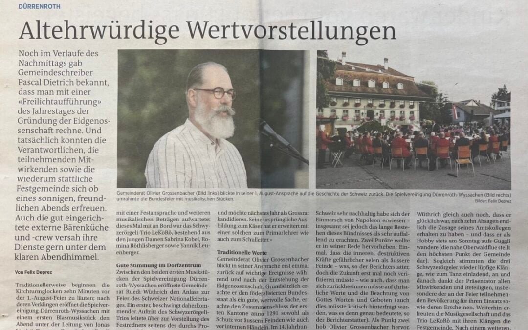 Altehrwürdige Wertvorstellungen